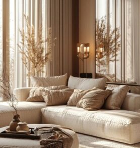 Ультрареалистичный интерьер в мягких тонах_ уют и стиль для дома Ультрареалистичный интерьер в мягких тонах_ уют и стиль для дома